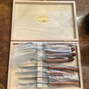 Brand new set Claude Dozorme of 4forks/4 knives